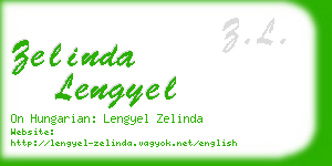 zelinda lengyel business card